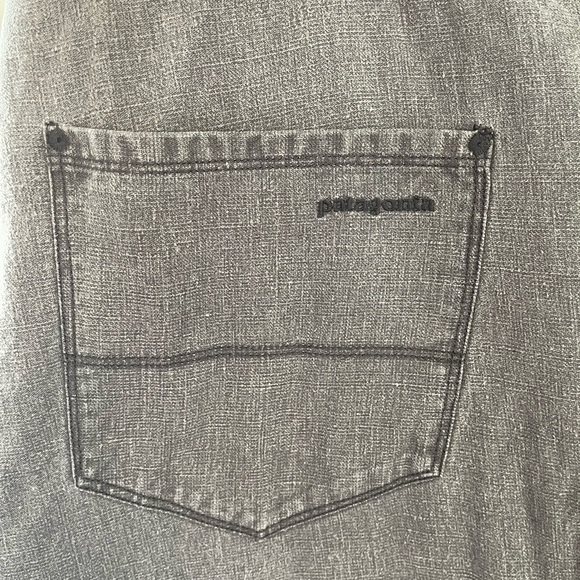Patagonia Vintage 2000s Y2K Gray Hemp Blend  Chinos Size 36x33 - Picture 7 of 7